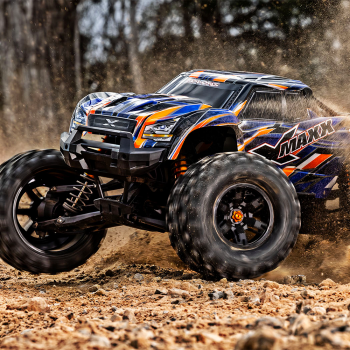 CARRO TRAXXAS X-MAXX BELTED BLX 8S TQI TSM ORANGE 77096-4