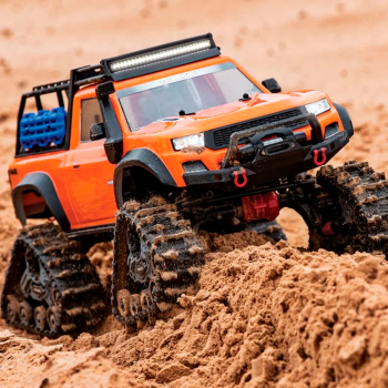 CARRO TRAXXAS 1/10 TRX-4 DEEP TRAXX CLIPLESS XL-5 ORANGE 82234-4