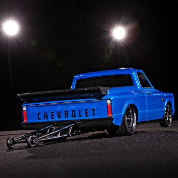 CARRO TRAXXAS 1/10 DRAG SLASH C10 2WD TQI TSM BLUE 94376-74