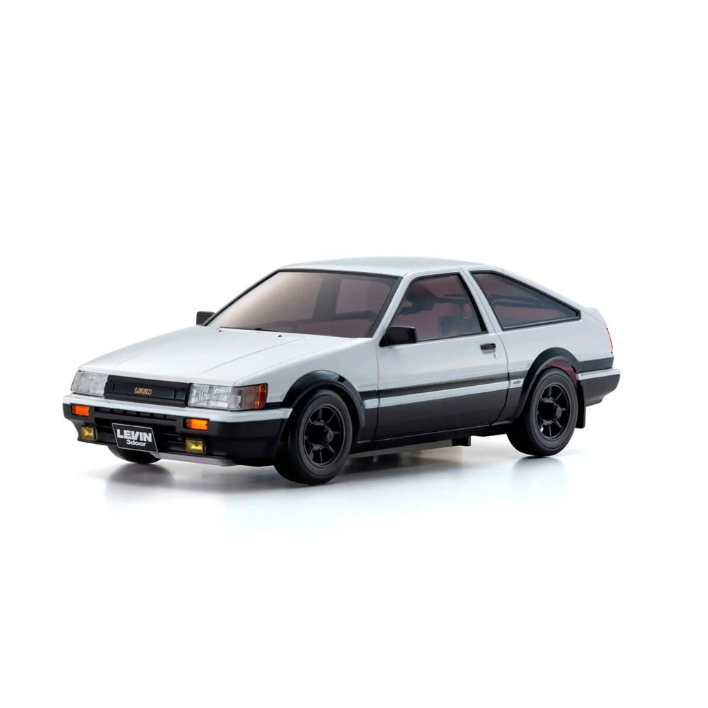 CARRO KYOSHO MINI-Z AWD TOYOTA COROLLA LEVIN AE86 WHITE/BLACK 32641WBK CARRO KYOSHO MINI-Z AWD TOYOTA COROLLA LEVIN AE86 WHITE/BLACK 32641WBK