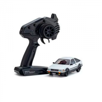 CARRO KYOSHO MINI-Z AWD TOYOTA COROLLA LEVIN AE86 WHITE/BLACK 32641WBK