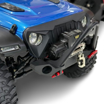CARRO WLTOYS 1/10 JEEP STRENGTH CLIMBING 11KM 4WD METAL BLUE 104010