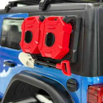 CARRO WLTOYS 1/10 JEEP STRENGTH CLIMBING 11KM 4WD METAL BLUE 104010