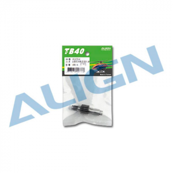 TB40 FRONT DRIVE MAIN SHAFT - 13T HB40B024XXT