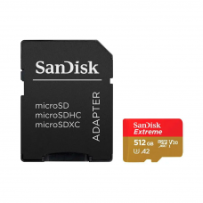 SANDISK MICROSD EXTREME 512GB 190MB/S CARD WITH EXTREME CAPTURE