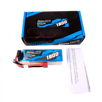 GENS ACE 11.1V 1800MAH 3S 45C G-TECH LIPO DEAN PLUG