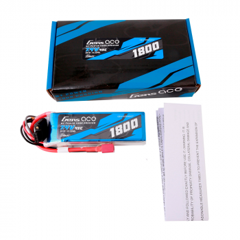 GENS ACE 7.4V 1800MAH 45C 2S G-TECH LIPO DEANS PLUG