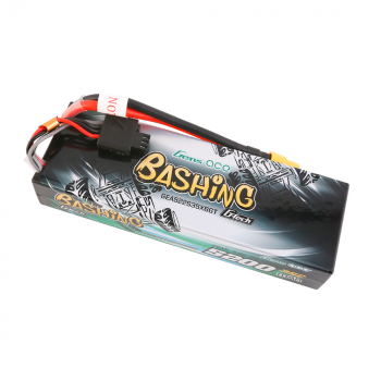 GENS ACE 7.4V 5200MAH 2S 35C G-TECH LIPO HARDCASE 24# XT60 PLUG