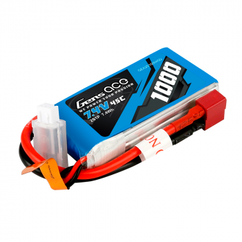 GENS ACE 7.4V 1000MAH 45C 2S LIPO DEANS PLUG