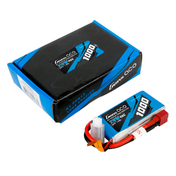 GENS ACE 7.4V 1000MAH 45C 2S LIPO DEANS PLUG