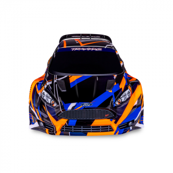 CARRO TRAXXAS 1/10 FORD FIESTA ST VXL RALLY BLX 4WD TQI ORANGE 74276-4