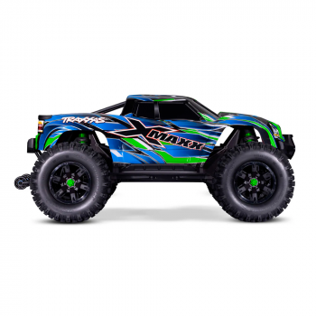 CARRO TRAXXAS X-MAXX BELTED BLX 8S TQI TSM GREEN 77096-4
