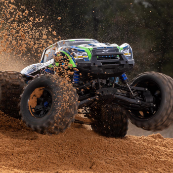 CARRO TRAXXAS X-MAXX BELTED BLX 8S TQI TSM GREEN 77096-4