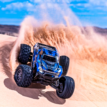 CARRO TRAXXAS MINI MAXX BL-2S 4WD RTR TQ BLUE 107154-1