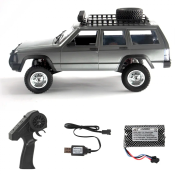 CARRO MNMODEL 1/12 JEEP THROUGH TRUCK 4WD GREY MN-78