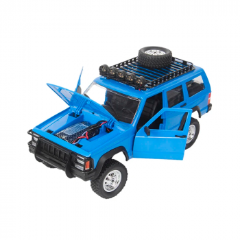 CARRO MNMODEL 1/12 JEEP THROUGH TRUCK 4WD BLUE MN-78