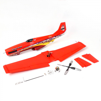 AVIAO FMS P-51 MUSTANG V2 PNP 1100MM DAGO RED FMS134P