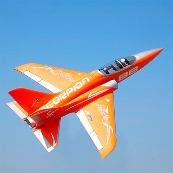 AVIAO FMS SUPER SCORPION 90MM PNP ORANGE 6S FMS145POR6S
