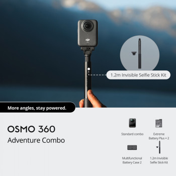 CAMERA DJI OSMO 360 ADVENTURE COMBO