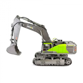ESCAVADEIRA HUINA 1/14 RC PA CARREGADORA METAL GREEN 1593