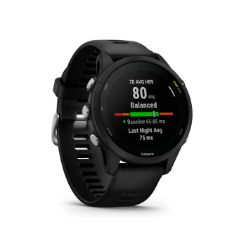 RELOGIO SMARTWATCH GARMIN FORERUNNER 255 MUSIC 010-02641-20 BLACK