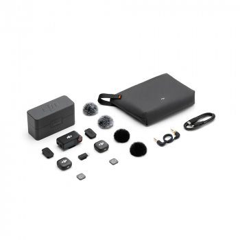 MICROFONE DIGITAL WIRELESS DJI MIC 3 (2 TX + 1 RX + CHARGING CASE)