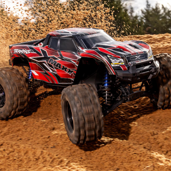 CARRO TRAXXAS X-MAXX BELTED BLX 8S TQI TSM RED 77096-4