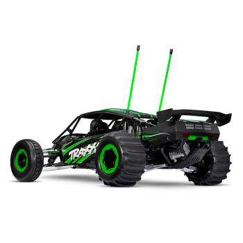 CARRO TRAXXAS X-TRUCK FUNCO SAND CAR 2WD VXL-8S GREEN 109076-4