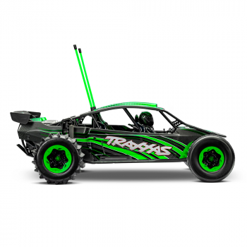 CARRO TRAXXAS X-TRUCK FUNCO SAND CAR 2WD VXL-8S GREEN 109076-4