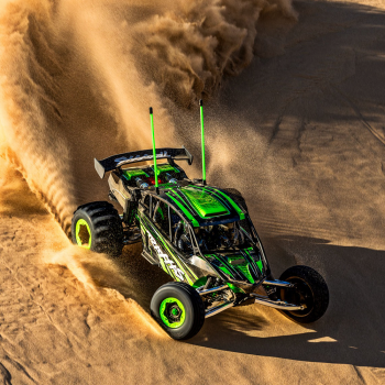 CARRO TRAXXAS X-TRUCK FUNCO SAND CAR 2WD VXL-8S GREEN 109076-4