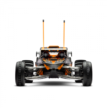 CARRO TRAXXAS X-TRUCK FUNCO SAND CAR 2WD VXL-8S ORANGE 109076-4