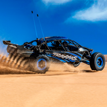 CARRO TRAXXAS X-TRUCK FUNCO SAND CAR 2WD VXL-8S BLUE 109076-4