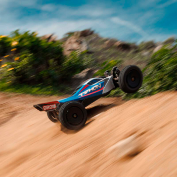 CARRO ARRMA 1/14 TYPHON GROM 4WD BUGGY RTR BLUE/SILVER ARA2106T1