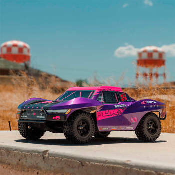 CARRO ARRMA 1/10 FURY 223S DSC 2WD BLX SHORT COURSE PURPLE ARA3521T3