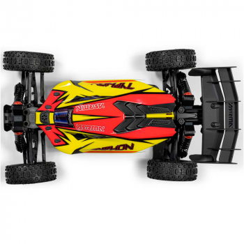 CARRO ARRMA 1/8 TYPHON MEGA 665 4WD BUGGY YELLOW ARA4206V4T2
