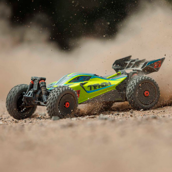CARRO ARRMA 1/8 TYPHON 223S DSC 4WD BLX BUGGY YELLOW ARA4306V4T2