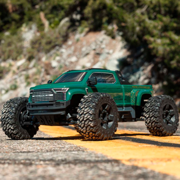 CARRO ARRMA 1/10 BIG ROCK 223S DSC 4WD BLX MONSTER GREEN ARA4312V4T2