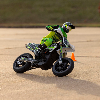 MOTORCYCLE LOSI 1/4 PROMOTO-SM FXR RTR SUPERMOTO WHITE LOS-2310