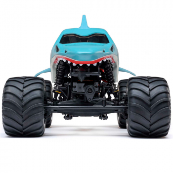 CARRO LOSI 1/18 MINI LMT MEGALODON 2S 4WD RTR MONSTER BLUE LOS01026T3
