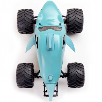 CARRO LOSI 1/18 MINI LMT MEGALODON 2S 4WD RTR MONSTER BLUE LOS01026T3