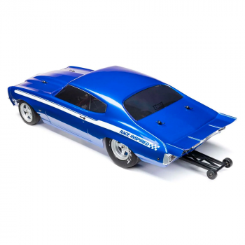 CARRO LOSI 1/16 MINI CHEVELLE 2WD RTR NO PREP DRAG BLUE LOS01023T1