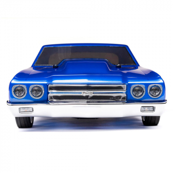 CARRO LOSI 1/16 MINI CHEVELLE 2WD RTR NO PREP DRAG BLUE LOS01023T1