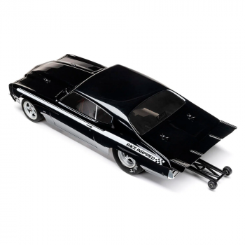 CARRO LOSI 1/16 MINI CHEVELLE 2WD RTR NO PREP DRAG BLACK LOS01023T2