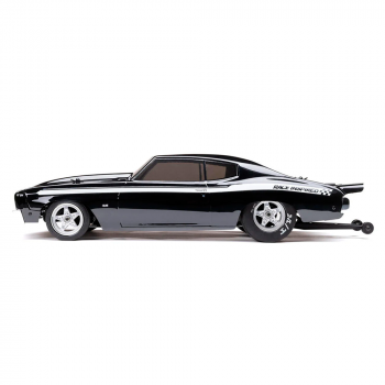 CARRO LOSI 1/16 MINI CHEVELLE 2WD RTR NO PREP DRAG BLACK LOS01023T2