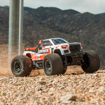 CARRO ARRMA 1/10 GRANITE MEGA 665 4WD MONSTER ORANGE ARA4202V4T3