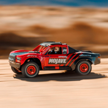 CARRO ARRMA 1/16 MOJAVE GROM 4WD DESERT RTR RED/BLACK ARA2104T1
