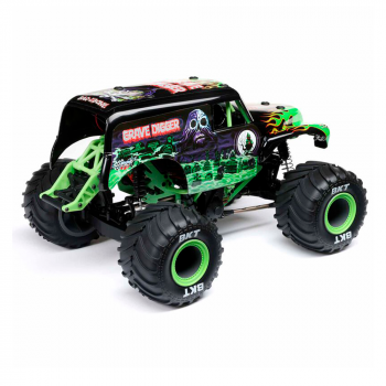 CARRO LOSI 1/18 MINI LMT GRAVE DIGGER 2S 4WD RTR GREEN LOS01026T1