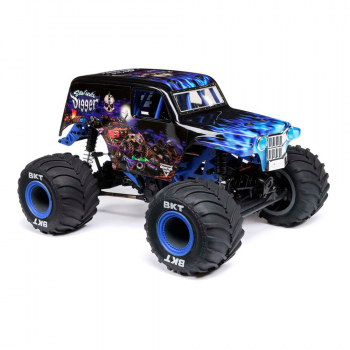 CARRO LOSI 1/18 MINI LMT SON UVA DIGGER 2S 4WD RTR BLUE LOS01026T2