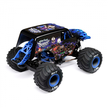 CARRO LOSI 1/18 MINI LMT SON UVA DIGGER 2S 4WD RTR BLUE LOS01026T2