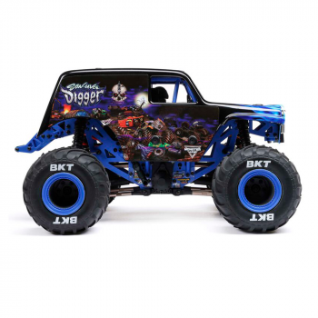 CARRO LOSI 1/18 MINI LMT SON UVA DIGGER 2S 4WD RTR BLUE LOS01026T2